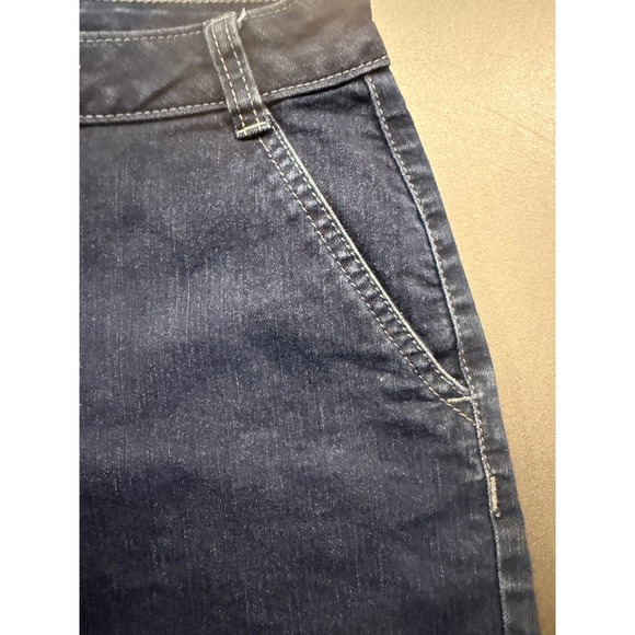 Jennifer Lopez Dark Wash Denim Shorts Women Size 8 High Rise vacation summer - Picture 7 of 9